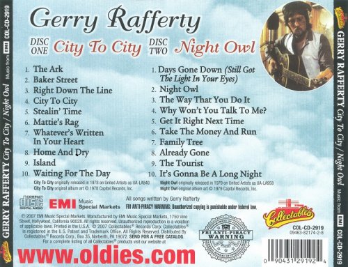 Gerry Rafferty - City To City / Night Owl (2007)