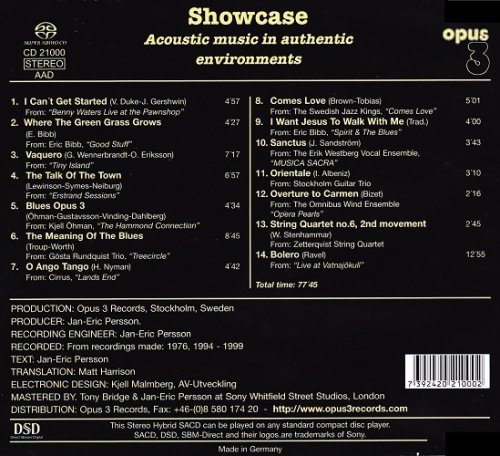 VA - Showcase: Acoustic music in authentic environments (2000) [SACD]