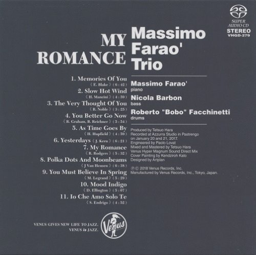 Massimo Farao Trio - My Romance (2018) [SACD]