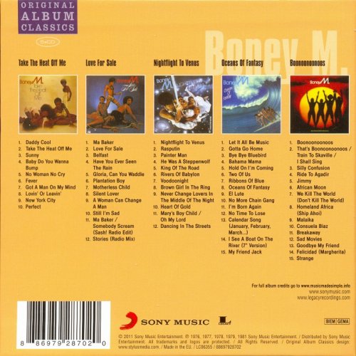 Boney M. - Original Album Classics [5CD Box Set] (2011) Lossless