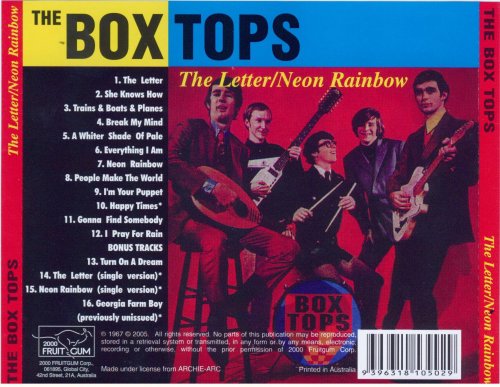 Box Tops - The Letter / Neon Rainbow (2005)