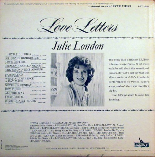 Julie London - Love Letters (1962)