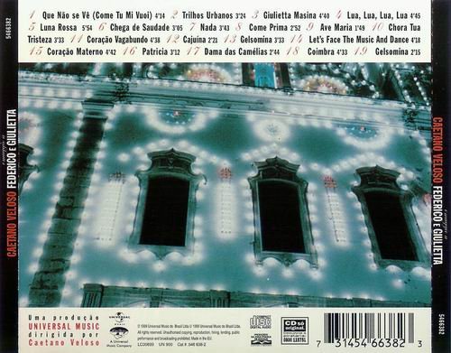 Caetano Veloso - Omaggio A Federico E Giulietta (1999)