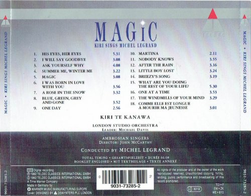Kiri Te Kanawa, Michel Legrand - Magic (Kiri Sings Michel Legrand) (1992)