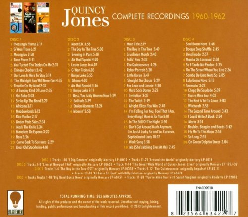 Quincy Jones - Complete Recordings 1960-1962 [4CD Box Set] (2014)