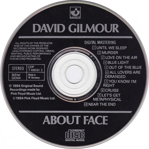 David Gilmour - About Face (1984) CD-Rip