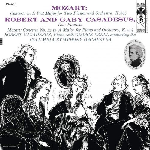 George Szell, Robert Casadesus - Mozart: Piano Concertos Nos. 10 & 12 (Remastered) (2018) [Hi-Res]