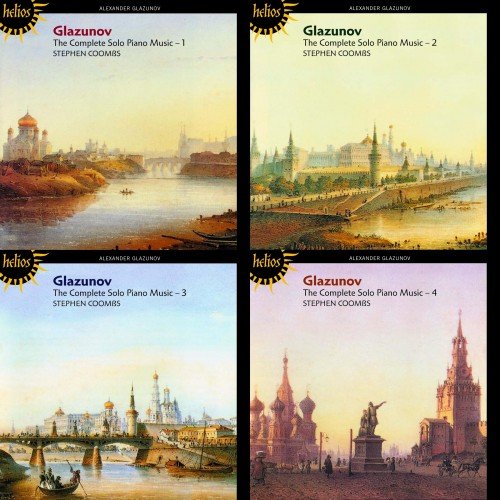 Stephen Coombs - Glazunov: The Complete Solo Piano Music Vol.1-4 (2005-2006)