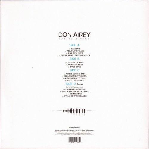 Don Airey - One Of A Kind [2LP] (2018)