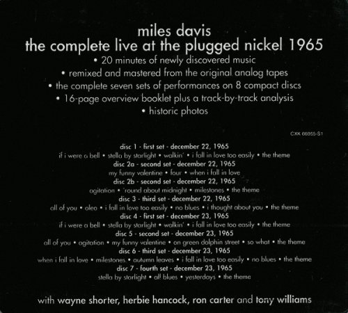 Miles Davis - The Complete Live At The Plugged Nickel 1965 [8CD Box Set] (1995)