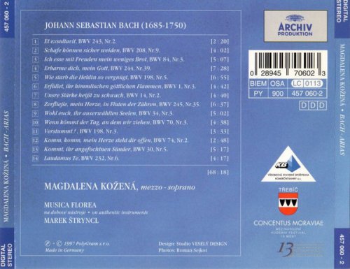 Magdalena Kozena - Bach Arias (1997)