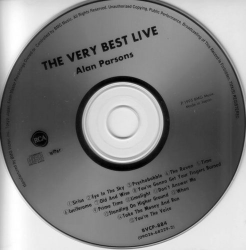 Alan Parsons - The Very Best Live (1995) {Japan 1st Press}