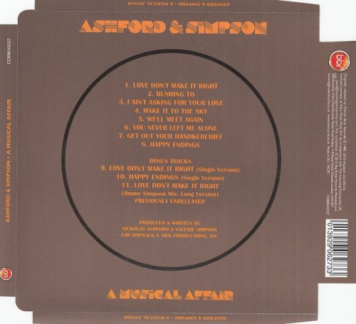 Ashford & Simpson - A Musical Affair (1980) [2015, Expanded Edition] CD-Rip