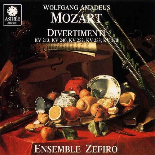 Ensemble Zefiro – Mozart: Divertimenti pour 2 hautbois, 2 cors et 2 bassons (1995)