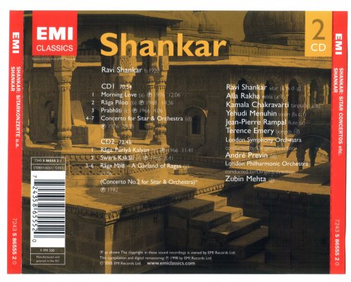 Ravi Shankar, London Symphony Orchestra - Sitar Concertos And Other Works (2005)