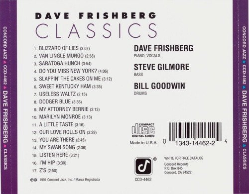 Dave Frishberg - Classics (1991)