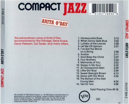 Anita O'Day - Compact Jazz (1993)