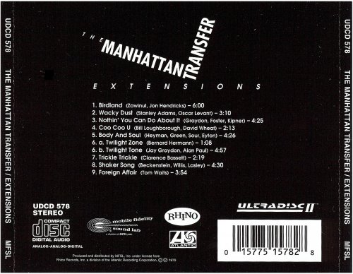 The Manhattan Transfer - Extensions (MFSL, 1993)