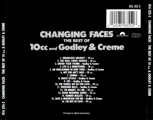 10cc And Godley & Creme ‎- Changing Faces (The Best Of 10cc And Godley & Creme) (1987)