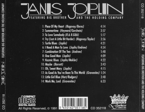 Janis Joplin - Featuring Big Brother and The Holding Company (1991)