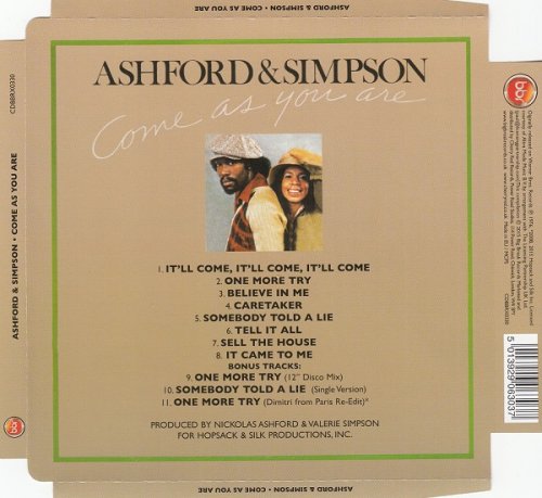 Ashford & Simpson - Come As You Are (1976) [2015, Expanded Edition] CD Rip