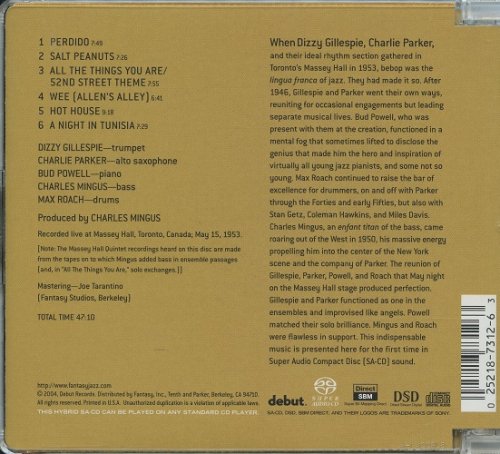 The Quintet - Jazz At Massey Hall (1956) [2004 SACD]