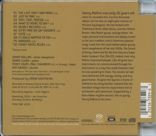 Sonny Rollins - The Sound of Sonny (1957) [2004 SACD]