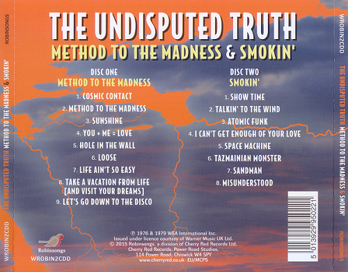 The Undisputed Truth - Method To The Madness (1976) & Smokin' (1979) [2CD] [2015, Remastered Reissue]