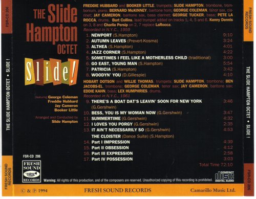 Slide Hampton Octet - Slide! (1959-1961)