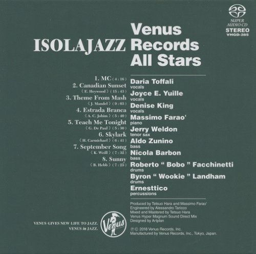 Venus Records All-Stars - IsolaJazz (2018) [SACD]