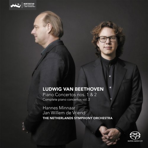 Hannes Minnaar, The Netherlands Symphony Orchestra, Jan Willem de Vriend - Beethoven: Piano Concertos Nos. 1 & 2 (2016) [HDTracks]