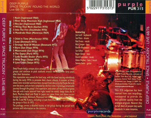 Deep Purple -  Space Truckin' Round The World - Live 68-76 (2009)