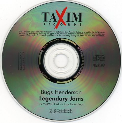 Bugs Henderson - Legendary Jams 1976 - 1980 (1997)