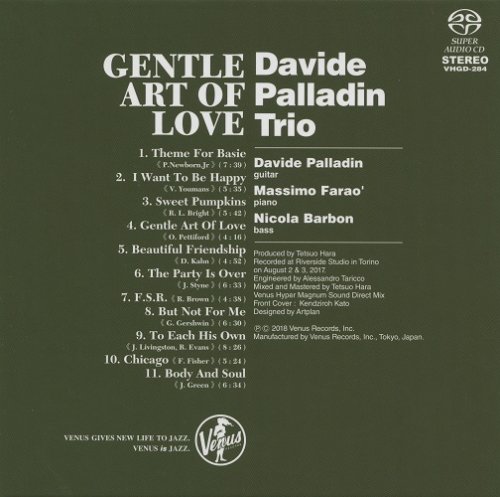 Davide Palladin Trio - Gentle Art Of Love (2018) [SACD]