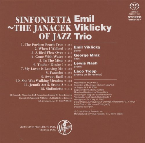 Emil Viklicky Trio - Sinfonietta: The Jazz of Janacek (2008) [2018 SACD]