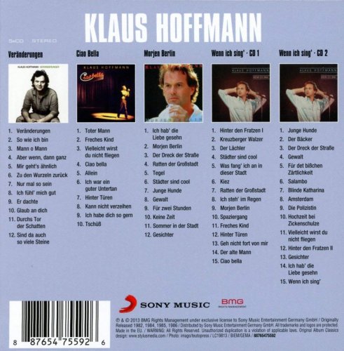 Klaus Hoffmann - Original Album Classics (2013)