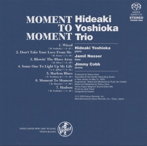 Hideaki Yoshioka Trio - Moment To Moment (2000) [2018]