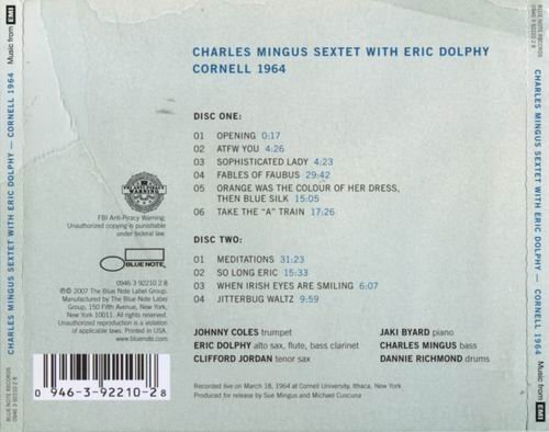 Charles Mingus Sextet with Eric Dolphy - Cornell 1964 (2007)