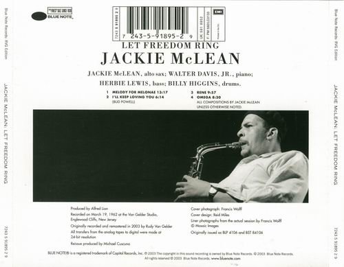 Jackie McLean - Let Freedom Ring (1962)