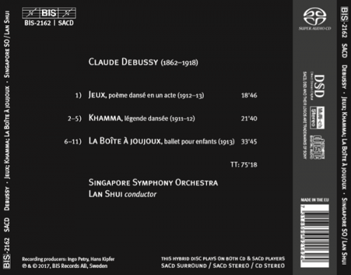 Singapore Symphony Orchestra, Lan Shui - Debussy: Jeux, Khamma & La Boite a joujoux (2017) [HDTracks]