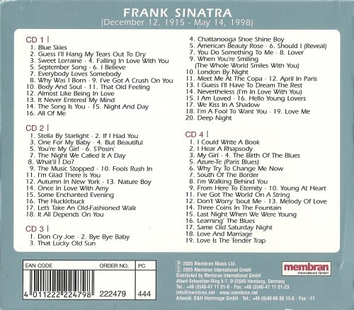 Frank Sinatra - Everybody Loves Somebody (Quadromania, 4 CD)