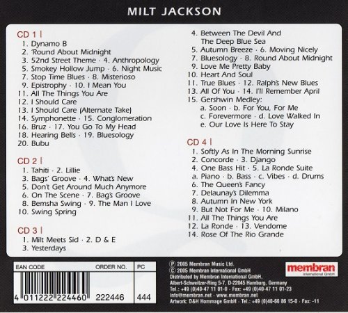 Milt Jackson - La Ronde Suite (Quadromania, 4 CD)