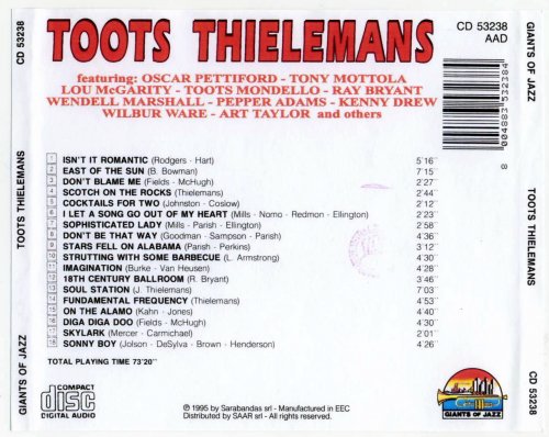 Toots Thielemans - Giants Of Jazz (1995)