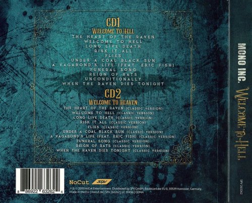 Mono Inc. - Welcome To Hell [2CD] (2018) CD-Rip