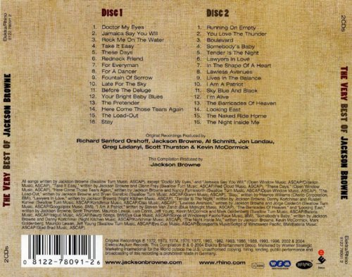 Jackson Browne ‎- The Very Best Of Jackson Browne (2004)