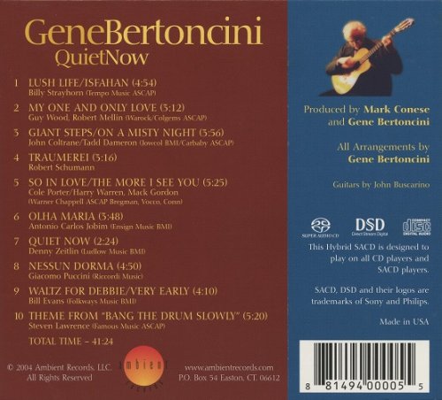 Gene Bertoncini - Quiet Now (2004) [SACD]