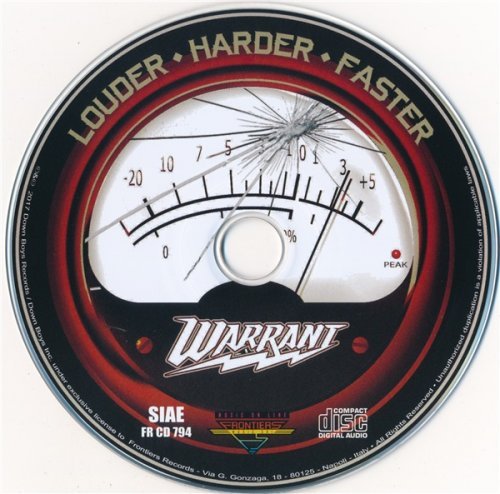 Warrant - Louder Harder Faster (2017) CD-Rip