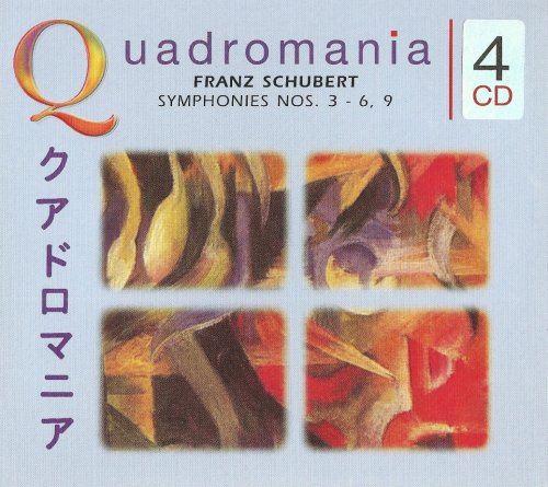 Franz Schubert - Symphonien Nrr. 3-6, 9, Klaviersonata D 821 (Quadromania, 4 CD)