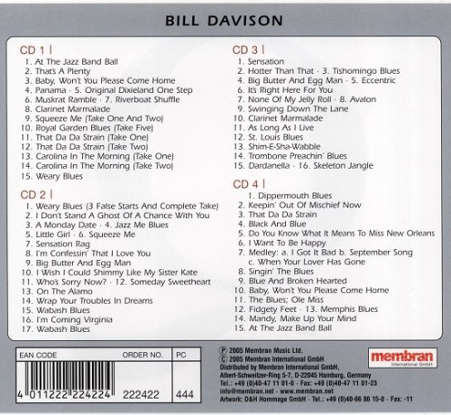 Bill Davison - Quadromania (4 CD's)