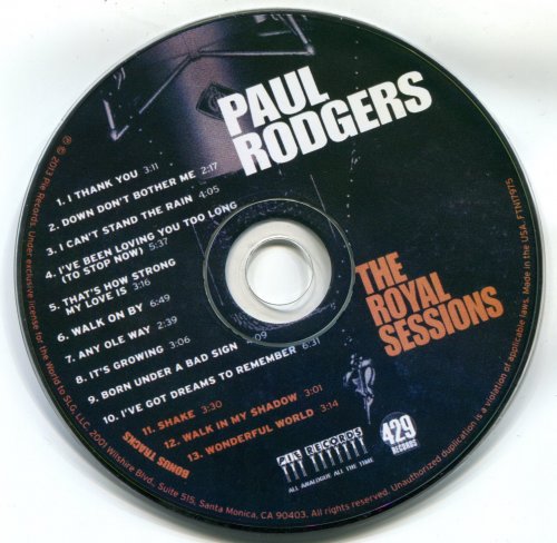 Paul Rodgers - The Royal Sessions (Deluxe Edition) (2014) CD-Rip